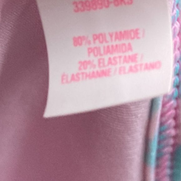 Victoria's Secret 34D Blue Pink Zebra Cheetah Halter Tie Front Bikini Swim Top - Picture 5 of 5